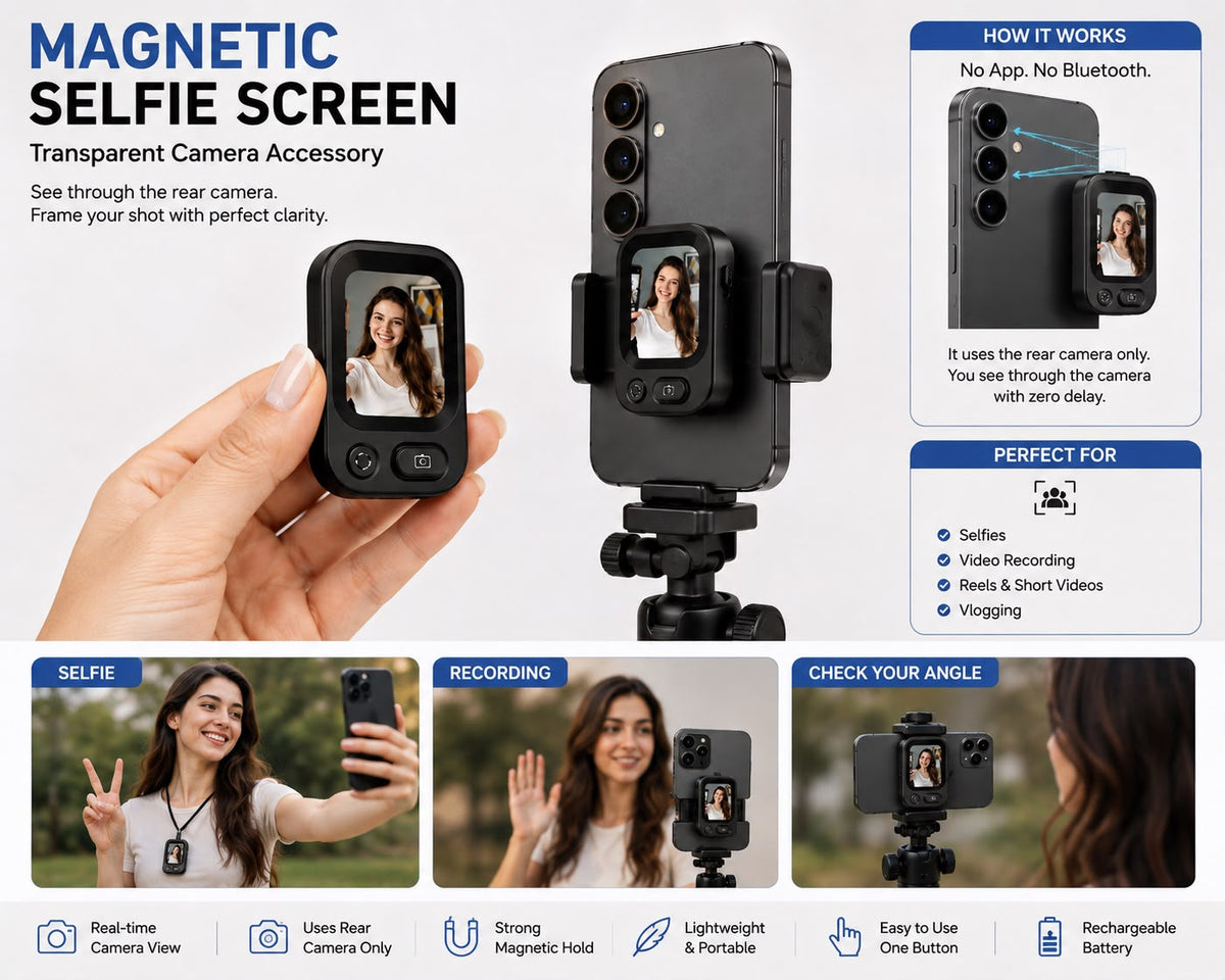 Mini Magnetic Selfie Screen ( TP02 )