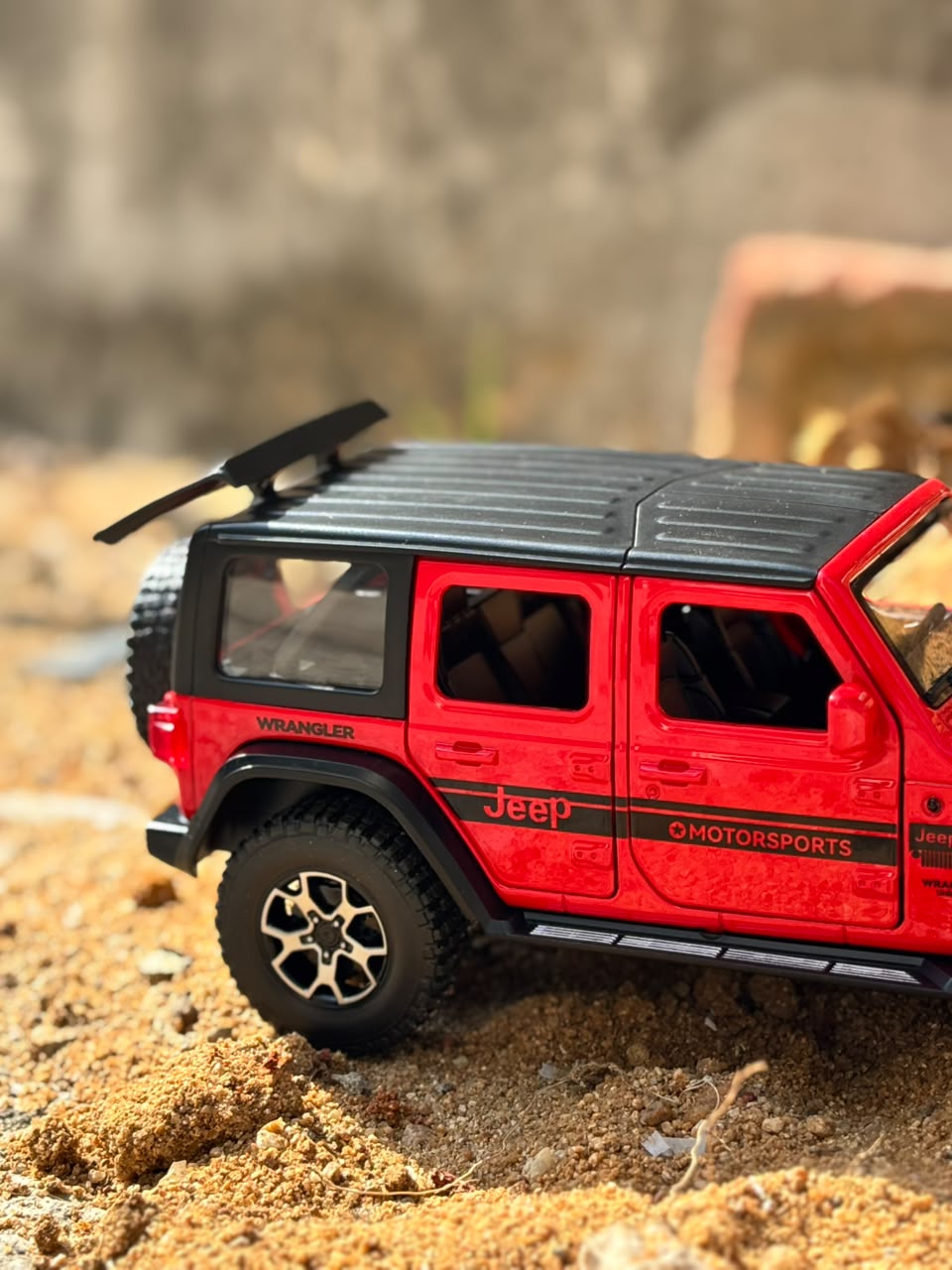 JEEP RUBCION WRANGLER ( DIE-CAST )